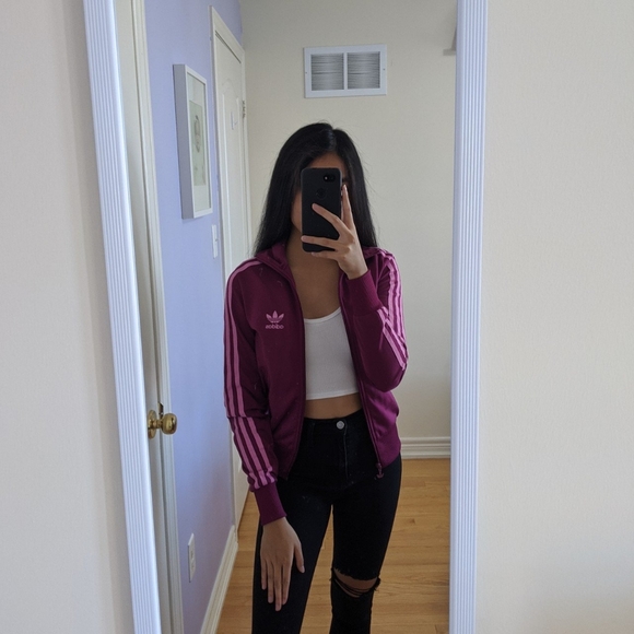 Adidas original track jacket zip up - Picture 1 of 2